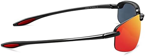 משקפי שמש של ג'ולי ספורט לגברים נשים TR90 מסגרת ללא שפה לניהול בייסבול דיג נהיגה MJ8001