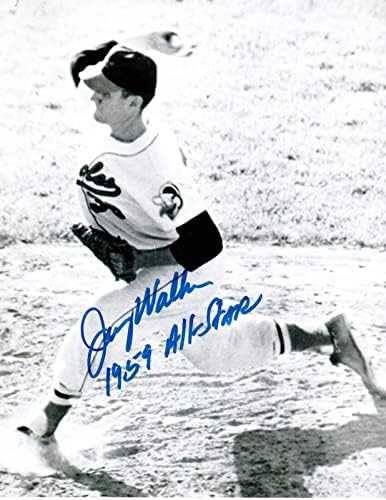 ג'רי ווקר בולטימור אוריולס 1959 אולסטאר פעולה חתומה 8x10 - תמונות MLB עם חתימה